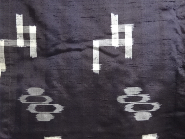  アンティーク　本場琉球絣　手織り紬琉装